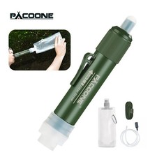 4000L Water Purification 3 Stage Filtration Portable Camping Filter 480ml Kit UK