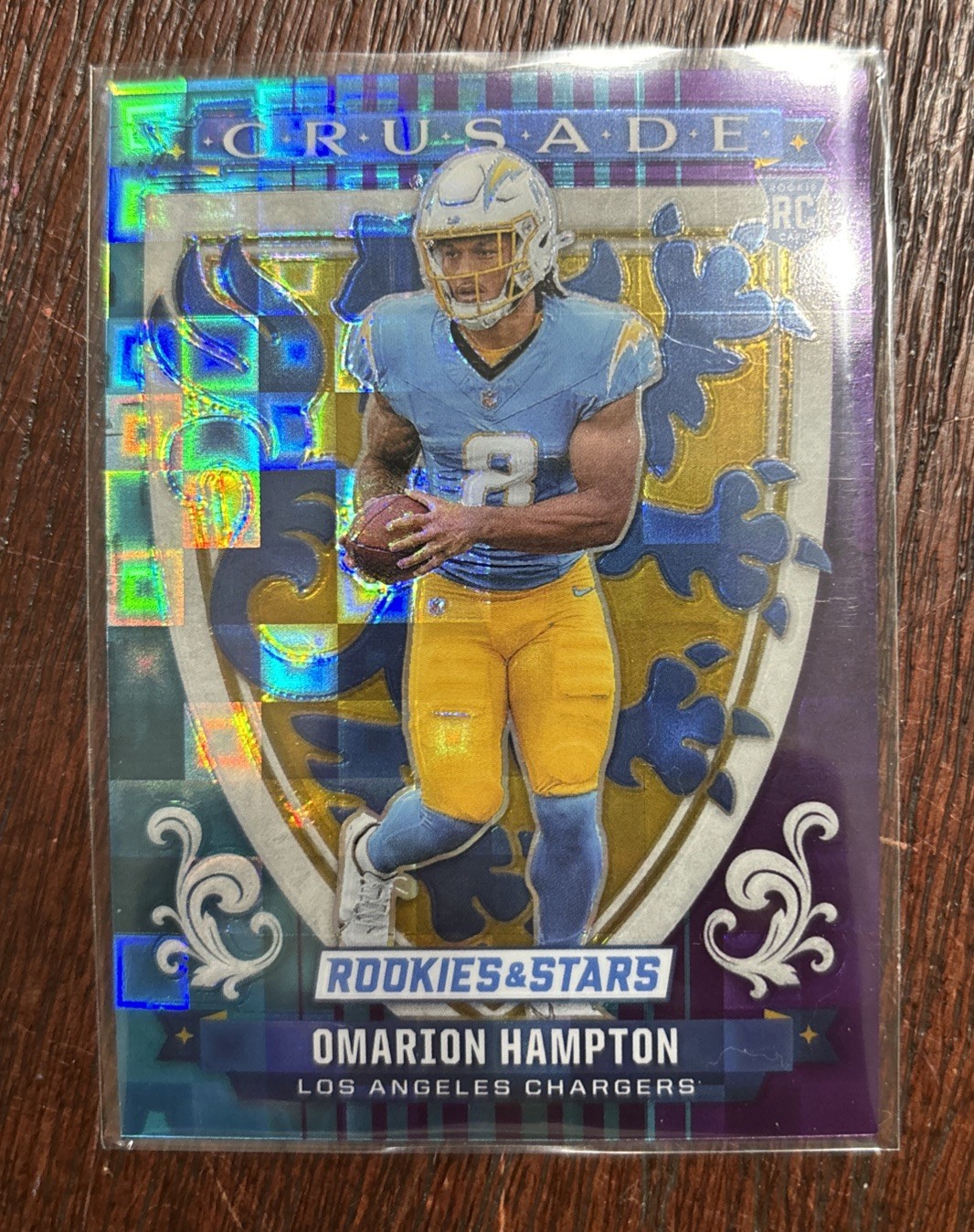 2025 Rookies & Stars Omarion Hampton Crusade Pandora  Chargers RC /210🔥🔥🏈