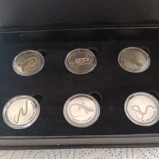 The Great British Iles Wildlife  10 Pence Reptiles Coin Collection