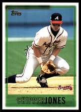 Chipper Jones 1997 Topps Chrome #97 Braves MLB READ FREE SHIPPING AutographDen