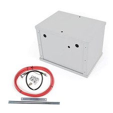 Complete Aluminum Battery Box Battery Relocation Kit Trunk Fit For All Cars