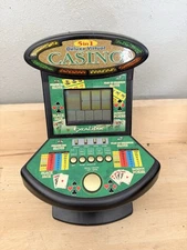 EXCALIBUR 5-IN-1 Virtual Casino Handheld Game VR02-V-K WORKS