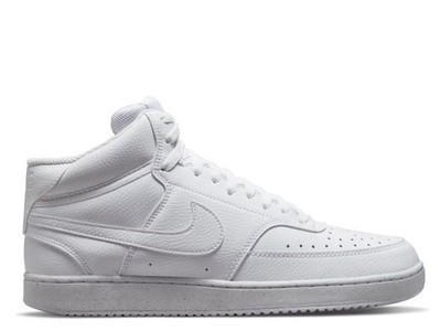 Nike Court Vision Mid Triple White Damen Sneaker Gr. UK 5 High Tops Neu