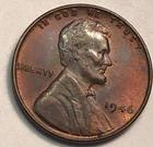 1946 Lincoln Wheat Cent AU Album Toned Color Original Toner Starter Collection