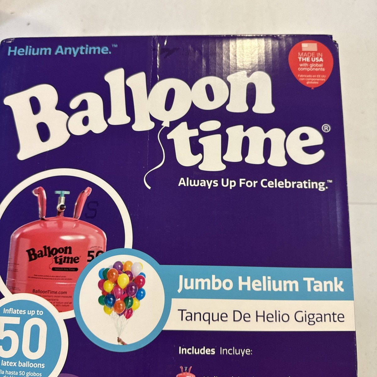 Balloon Time Jumbo Helium Tank | eBay