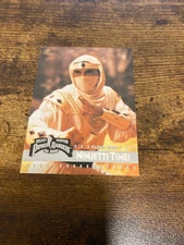 1995 Fleer Ultra Mighty Morphin Power Rangers The Movie Ninjetti Time White #110