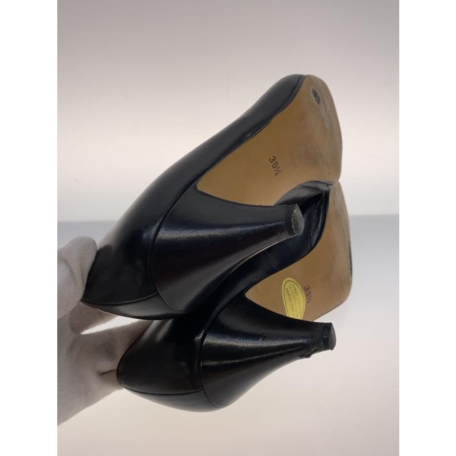 Saint Laurent decolte tacco YSL EU35 5 US5 5 pelle nera 08787a