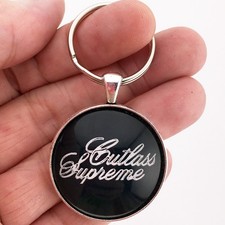 Vintage 1973-77 Oldsmobile Cutlass Supreme Chrome Emblem 1.2" Diameter Keychain