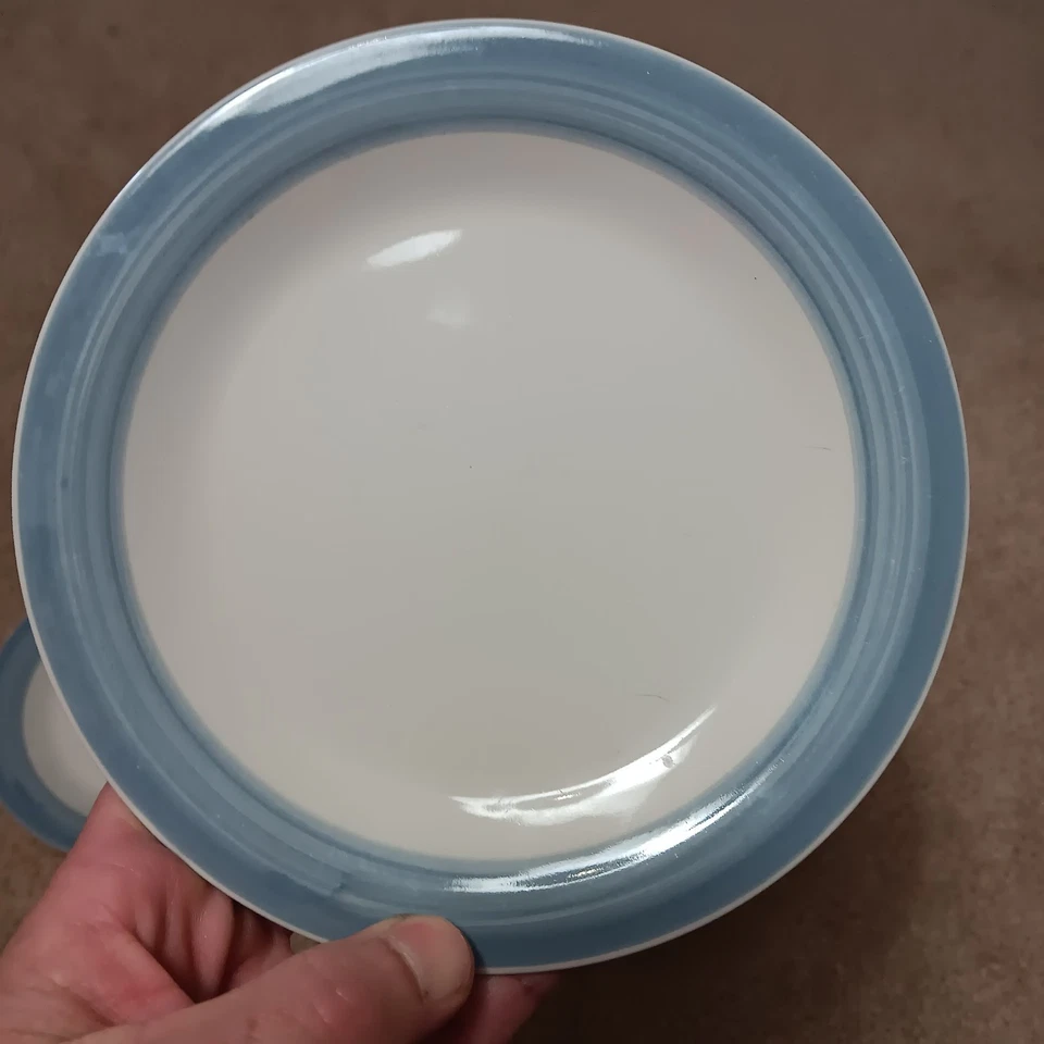 лот из 4 фарфоровых тарелок gibson 7 дюймов для посудомоечной машины микроволновой печи безопасный  - Изображение 2 из 4