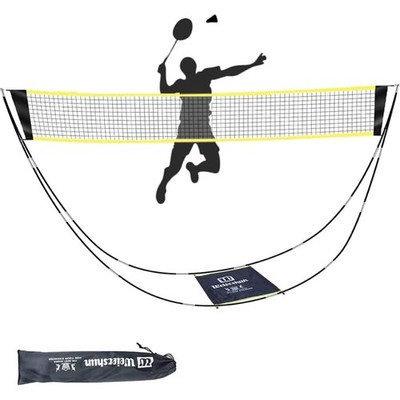 Tragbares Badmintonnetz-Set für Garten, Pickleball, Kinder-Volleyballnetz am ...