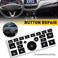 Navigation Radio Repair Button Decal Stickers For Chevrolet Silverado GMC Sierra