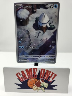 Pokemon Snover 140/132 Mega Evolution Illustration Rare Full Art sc