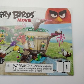 Lego 75823 ANGRY BIRDS Movie Island Egg Heist Instruction Manuals 1 & 2 ONLY