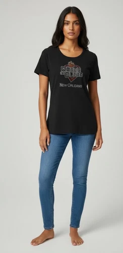 Vintage House of Blues New Orleans T Shirt S Black Concert M Vintage vintage concert t-shirt, vintage, single stitch, B+ condition