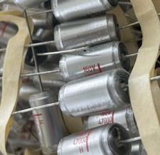50x SIEMENS KP Film Capacitor 47nF 160V ±2.5% Axial B33063 47000pF - NOS NEW
