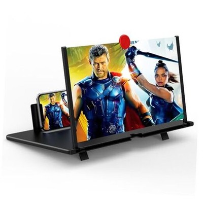 18'' Screen Magnifier for Cell Phone, Mobile Phone 3D HD Magnifying Bkack-18inch