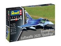Revell, Eurofighter Luftwaffe 2020 Quadriga Flugzeug Zum Zusammenbauen Und La...