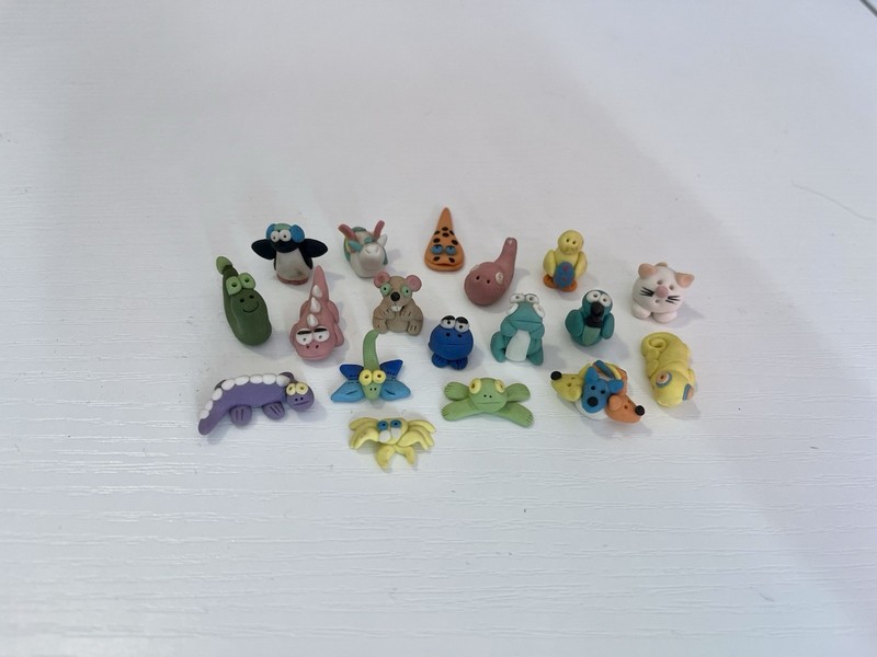 Vintage Clay-Mates Polymer Clay Animal Miniature Figure 2000’s