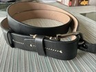 TUMI 15319 Men Black Leather Belt Size 42/105. China — photo 1
