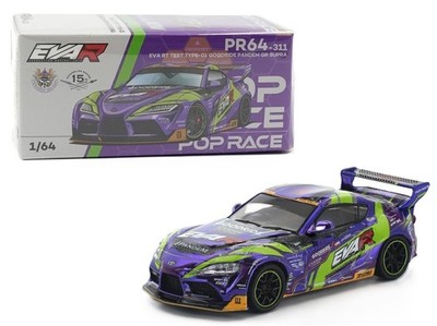Pop Race 1:64 Toyota GR Supra EVA RT Test TYPE-01 Goodride Pandem PR640311