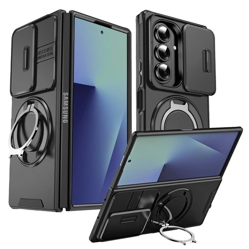 Heavy Duty Shockproof Stand Camera Lens Case Cover For Samsung Galaxy Z Fold7 5G