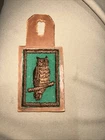 Older Woodbadge Owl Patrol patch on Leather