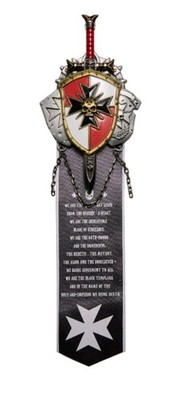 Starforged Warhammer 40K  Black Templar Sword Pin Badge Purity Seal