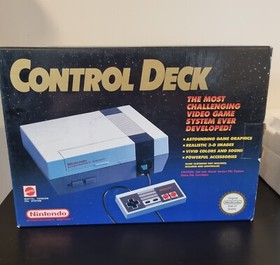 Nintendo Entertainment System NES Control Deck Console + Controller Boxed CIB