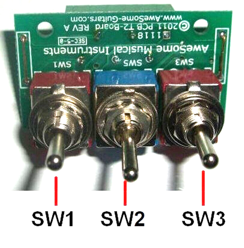 T3 Pickup Switch Upgrade = 13 Pickup Tones On SSS or HS Electric Guitar or Bass - Picture 3 of 5