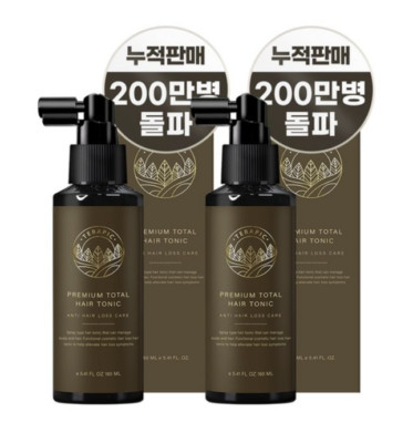 Terapic Premium Total Hair Tonic 160ml x 2ea Anti Hair Loss Care K-Beauty