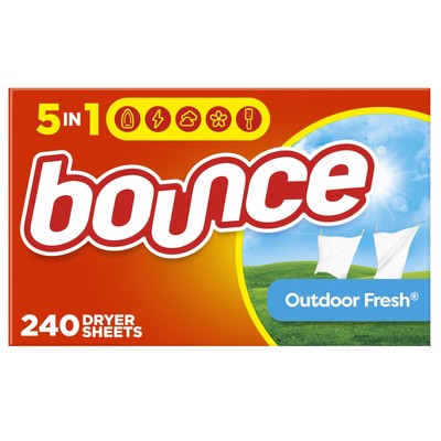 Dryer Sheets Laundry Fabric Softener Outdoor Fresh Scent 240 Count