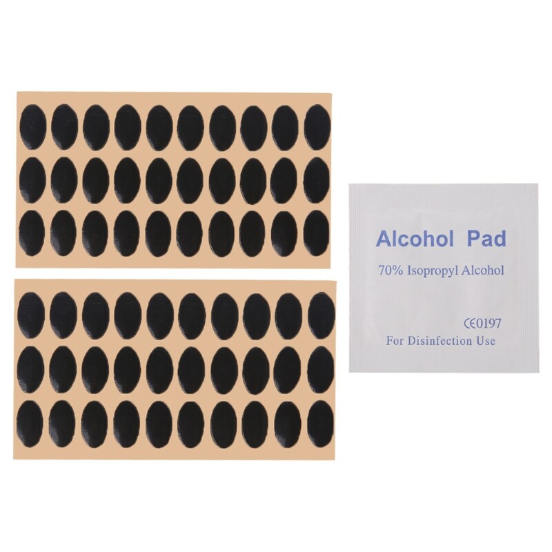Durable Gaming Mouse Feet Skates Pads Set of 60 Wear-Resistant Rounds-image