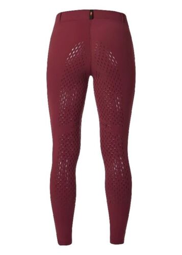 Kerrits Ice Fil Full Seat Tech Tight Sangria Equestrian Horse Riding M NWT - Picture 1 of 3
