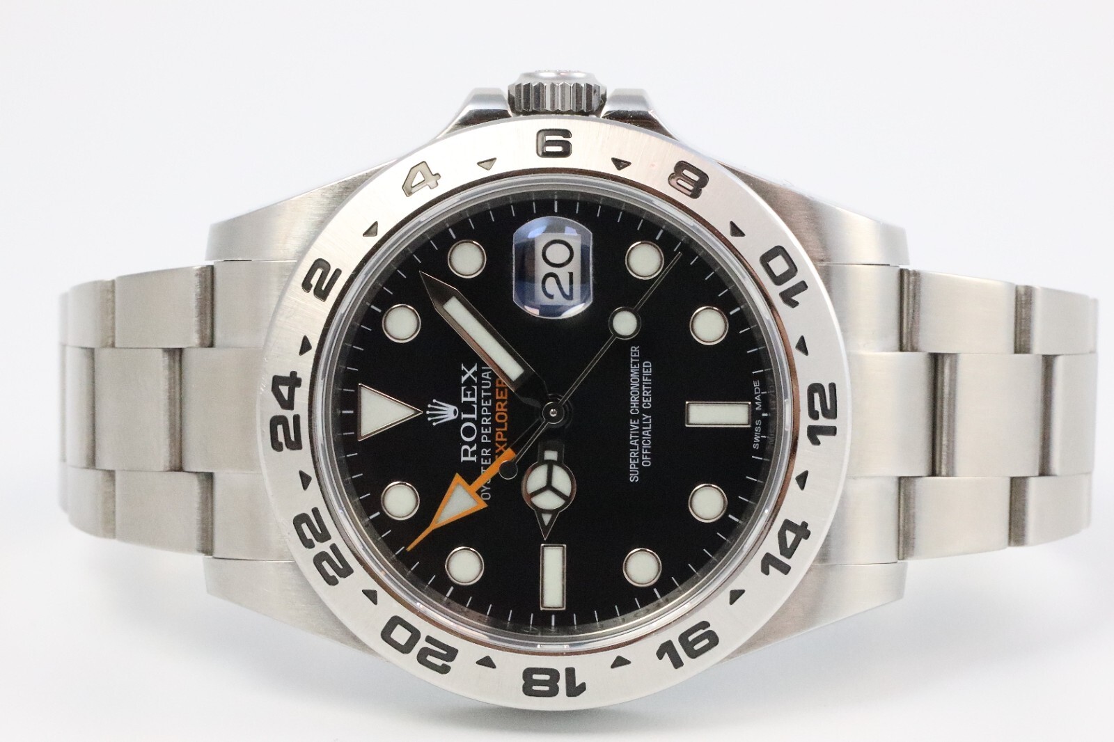 Bild 1 - Rolex Explorer II 216570 42mm Black Dial B&amp;P Dif22290 AVS18033 X