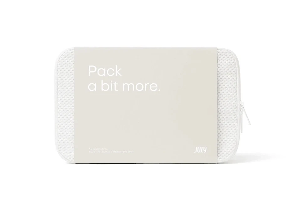 JULY Packing Cells in an Eight Pack Colour White Snow