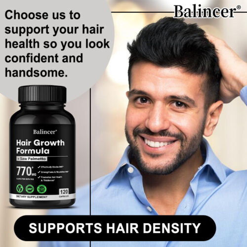 Saw Palmetto DHT Blocker Supplement | Haarwachstumsformel | Haarunterstützung - Bild 7 von 12