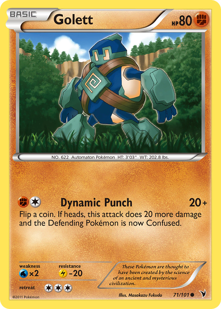 Golett 71/101 Common | Noble Victories | Pokemon Card