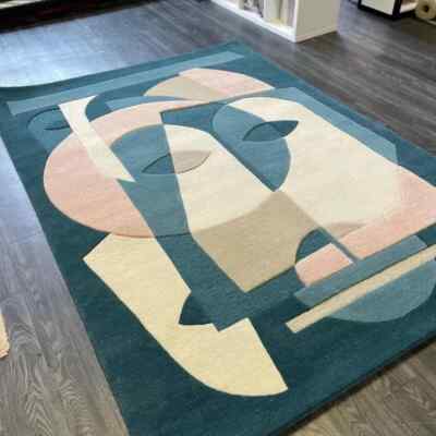 Moderne Hand Tufted Multicorol Woollen Carpet