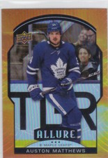 20/21 ALLURE..AUSTON MATTHEWS..SUNSET..CARD # 69..MAPLE LEAFS.FREE COMBINED SHIP