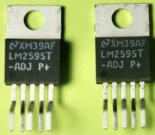 LM2595T-ADJ Switching Regulator 1.2v-37v 1A Lot of 2   USA Seller