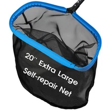 20'' Selfrepair Pool Skimmer Net Pool Cleaning Net With Heavy Duty Nylon Mesh Al