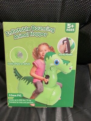 Extra großer aufblasbarer hüpfender Dinosaurier Hopper für Kinder und Erwachsene Alter 5+ 66R