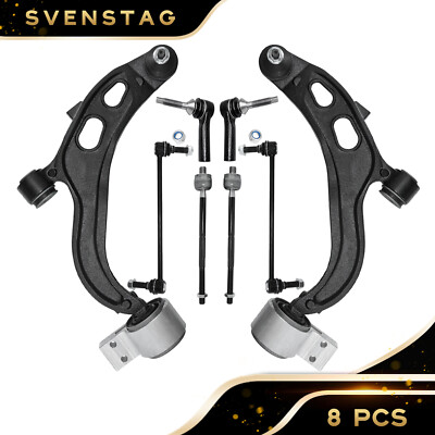 SVENSTAG Control Arm and Sway Bar Link for 2010-2012 Ford Flex Taurus - 8Pcs