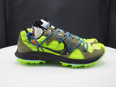 OFF-White x Nike Zoom Terra Kiger 5 Green CD8179-300 Men's 5.5 US