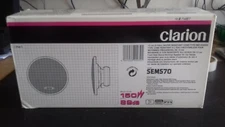 VINTAGE CLARION SEM570 MIDRANGE CAR AUDIO SPEAKERS 13cm 150w 89dB