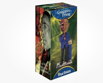 Breaking Bad Gus Fring Face Off Resin Bobblehead By Royal Bobbles New