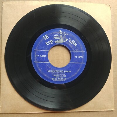 TOP 18 HITS 149 POP Unsuspecting Heart 45 7'' JAZZ Various Artists Record Vinyl