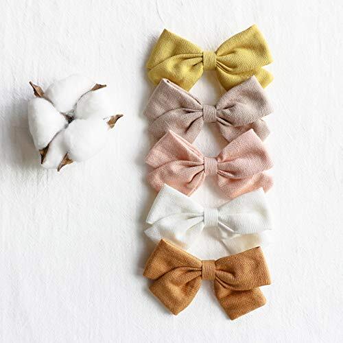 Lot De Barrettes à Cheveux Gymboree - Clips Alligator Avec Noeuds - Couleurs Rose, Orange, Jaune, Vert - Occasion Très Bon État