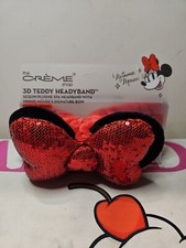 Minnie Mouse Limited Edition Sequin 3D Teddy Headband The CREME shop - NEW