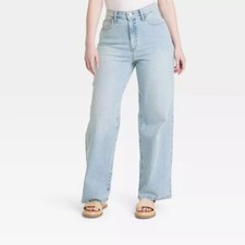 Women's High-Rise Wide Leg Jeans - Universal Thread Size 17
